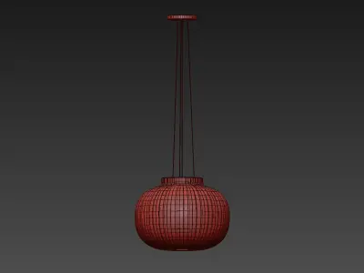 Strand Pendant Lamp Muuto 3D model