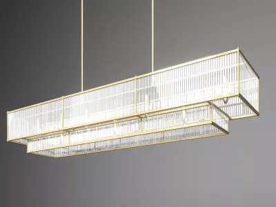MARAIS LINEAR CHANDELIER 3D model