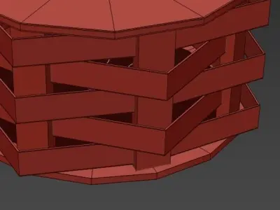 Ella Woven Small 3D model