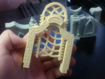 Fantasy gate 3d print 3D print model