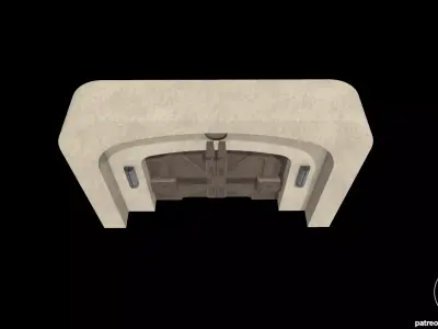  Star Wars Nikto Outpost Door Diorama for 4 and 6 inch figures  3D print model