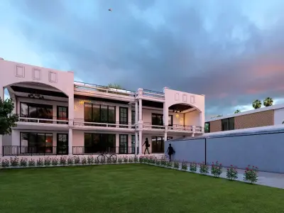 Classic Double-Story Villa -SketchUp  Lumion Autocad 3D model