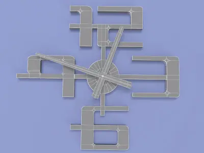 Umbra Big Time Clock 3D model
