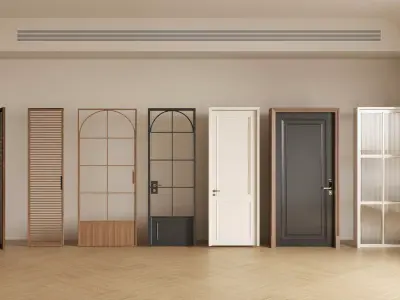 bedroom door 3D model purchase