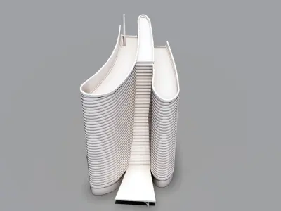 Investment Authority building in Abu Dhabi 3D print model