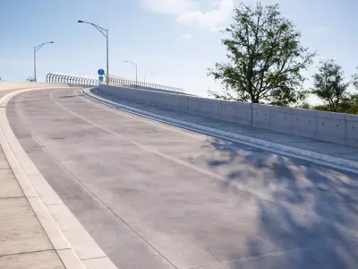 Dry cement road texture Texture