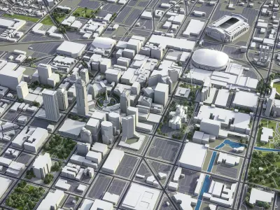  Indianapolis - city and surrounding area 