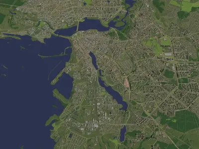 Kazan Russia - city and urban 3D model