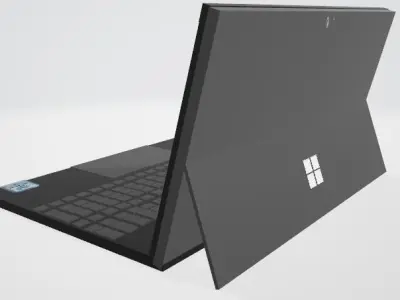 Microsoft Surface Pro 8 with Windows 11 3D model