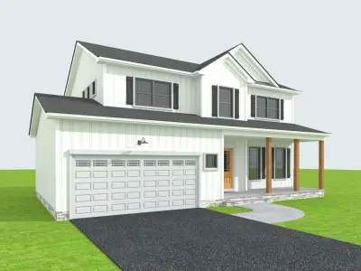 Cape Cod House 23 3D model