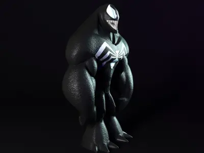 Venom JoeN Low-poly 3D model