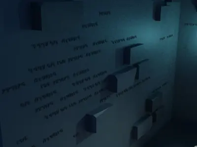 Sanctuary - temple Low-poly 3D model