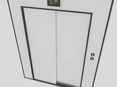 3D Elevator - Low-poly 3D model