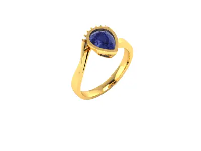 Women Ring  Render 3dm STL OBJ FBX Details 3D print model 319