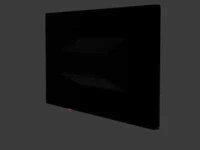 Television Low-poly 3D model