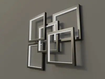 Awesome RGB Wall Lamp Pack Rgb Led Lamps Free low-poly 3D model