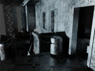 immeuble tall building Free 3D model