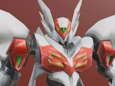 tekkaman blade 3D model