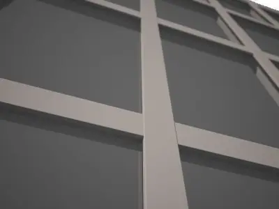 High detailes steel frame Free 3D model