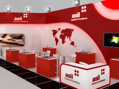 ASL-2 Size 14 m x 4 m  Height 410 cm 3D model