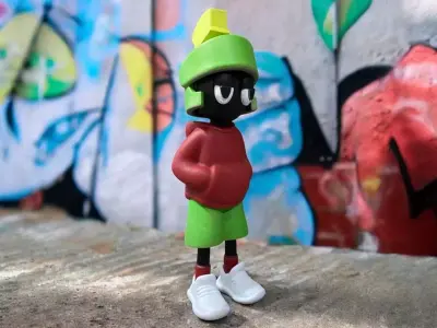 Marvin the martian urban vibes looney tunes 3D print model
