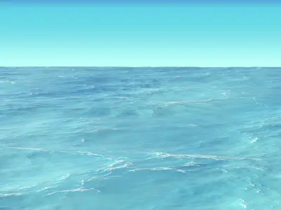 Animated Ocean 3D model