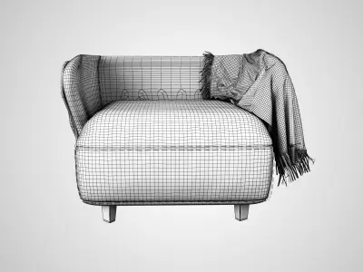 Armchair  3D model purchase