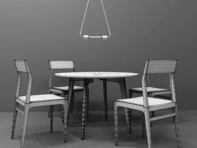 Furniture for kitchen 3D model