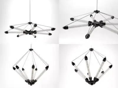 Kroon pendant light 3D model