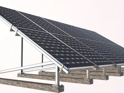 Solar Panels 2 3D model