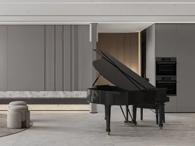 apartment interior scenes     3D model 17