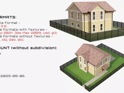 Single Family House 1 3D model