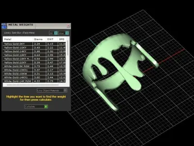 Dripping Ring 3D Print Model 3D print model