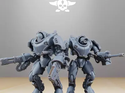 Scavenger Bracers 3D print model