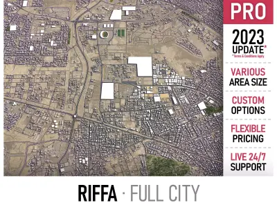 Riffa Low-poly 3D model