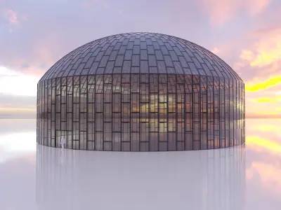Dome glass 3D model
