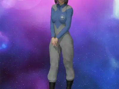 NSEA Uniform for La Femme 2 for Poser 3D model