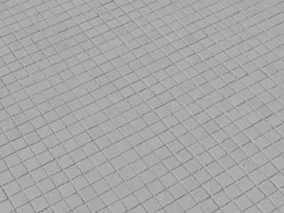 Multicolor Granite Mosaic Pavers PBR Texture Texture