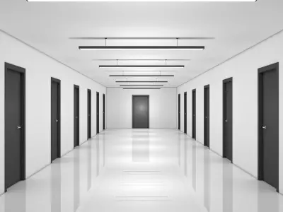 Apartment Corridor Low-poly 3D model