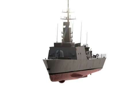 Patrol vessel 3D model