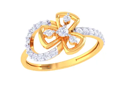  Women Ring MTL 3dm STL OBJ FBX Details 3D print model 113