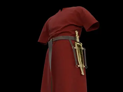 Roman cloth 3D model