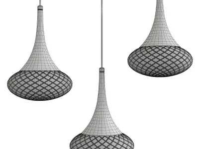 Bella Wid Mini Pendant Light Low-poly 3D model