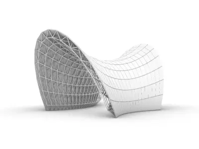 Parametric bridge  3D model