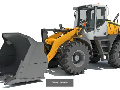 Road Construction Equipment  3D Model Pack