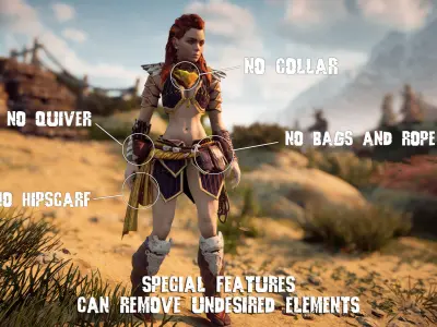 Horizon Zero Dawn - Carja Blazon Deluxe Rework 3D model