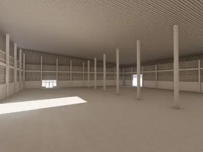Warehouse-Warehouse Building 3D model