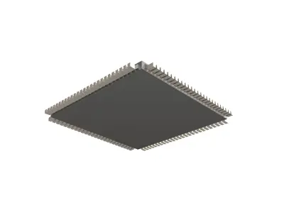 Chip v1 010 Low-poly 3D model