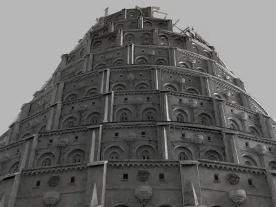 Tower of Babel 3D model