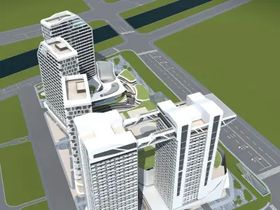  Cityscape 16 3D model